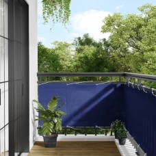 Balkona aizslietnis, zils, 75x800 cm, 100% poliestera oksforda