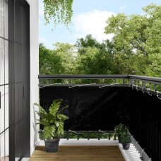 Balkona aizslietnis, melns, 75x700 cm, 100% poliestera oksforda