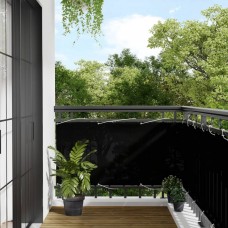 Balkona aizslietnis, melns, 75x800 cm, 100% poliestera oksforda