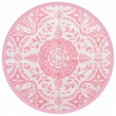Āra paklājs, ø160 cm, rozā pp
