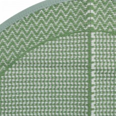 Āra paklājs, ø200 cm, zaļš, pp