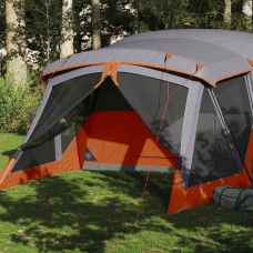Kempinga telts ar lieveni 4 personām, oranža, ūdensizturīga