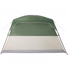 Kempinga telts 4 personām, zaļa, ūdensdroša