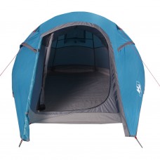 Kempinga telts, tuneļa, 3 personām, zila, ūdensnecaurlaidīga
