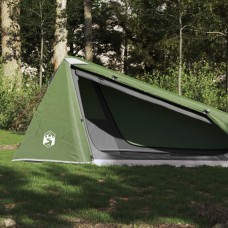 Kempinga telts, tuneļa, 1 personai, zaļa, ūdensnecaurlaidīga