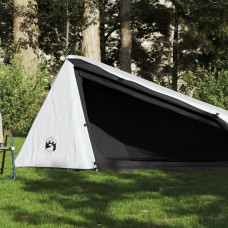 Kempinga telts, 1 personai, balta, ūdensnecaurlaidīgs audums