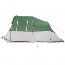 Kempinga telts, tuneļa, 4 personām, zaļa, ūdensnecaurlaidīga