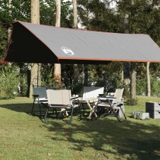 Kempinga tents, pelēka, oranža, 500x294 cm, ūdensizturīga