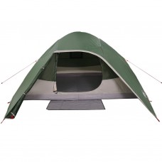 Kempinga telts 4 personām, zaļa, ūdensnecaurlaidīga