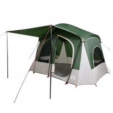 Kempinga telts 5 personām, zaļa, ūdensdroša