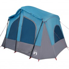 Kempinga telts 5 personām, zila, ūdensdroša