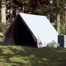 Kempinga telts 2 personām, balta, ūdensnecaurlaidīga, audums