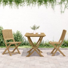 Saliekami dārza krēsli, 2 gab., 57x48,5x90 cm, akācija