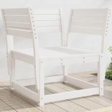 Dārza krēslu, balts, priedes masīvkoks