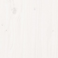 Sauļošanās zvilnis, balts, 199,5x62x55 cm, priedes masīvkoks