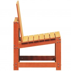 Dārza krēsls, vaska brūns, 50,5x55x77 cm, priedes masīvkoks