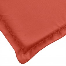 Sauļošanās krēsla matracis, 186x58x3 cm, audums, sarkans