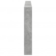 Galvgaļa skapis ar led, betona pelēks, 220x17x102 cm