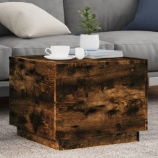 Kafijas galdiņš ar led, ozolkoka krāsa, 50x50x40 cm