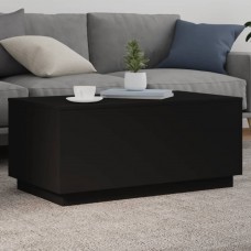 Kafijas galdiņš ar led, melns, 90x50x40 cm