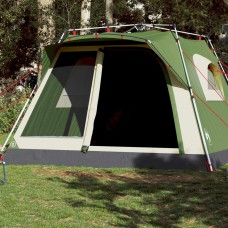 Ģimenes telts 7 personām, zaļa, ātri saliekama