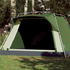 Kempinga telts 4 personām, zaļa, ātri saliekama
