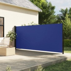 Izvelkama sānu markīze, zila, 160x500 cm
