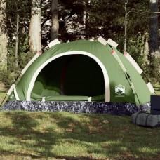 Kempinga telts 3 personām, zaļa