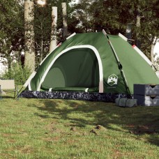 Kempinga telts 5 personām, zaļa, ūdensnecaurlaidīga