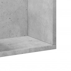 Sienas skapītis, betona pelēks, 99x18x16,5cm, inženierijas koks