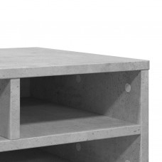 Printera statīvs, betonpelēks, 49x40x22,5 cm, inženierijas koks
