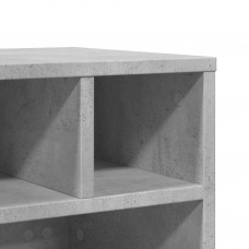Printera statīvs ar riteņiem, betona pelēks, 41x32x34,5 cm
