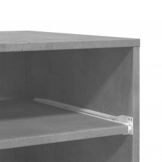Printera statīvs ar riteņiem, betona pelēks, 60x48x74 cm
