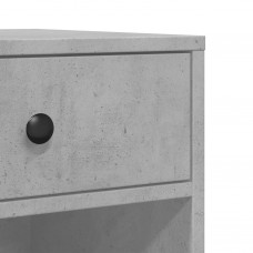 Printera statīvs ar riteņiem, betona pelēks, 60x40x68,5 cm