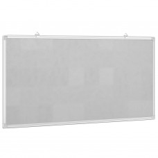 Magnētiska tāfele, balta, 60x30x1,7 cm, alumīnijs