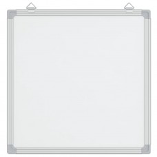 Magnētiska tāfele, balta, 40x40x1,7 cm, alumīnijs