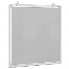 Magnētiska tāfele, balta, 40x40x1,7 cm, alumīnijs