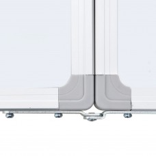Magnētiska tāfele, salokāma, 120x80x1,7 cm, alumīnijs