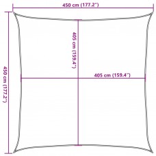 Saulessargs, 160 g/m², kvadrāta, gaiši pelēki, 4,5x4,5 m, hdpe