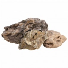 Pūķu akmeņi, 10 kg, pelēki, 10-40 cm