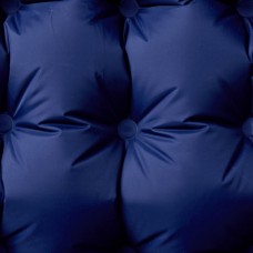 Pašpiepūšams kempinga matracis, spilvens vienvietīgs tumši zils