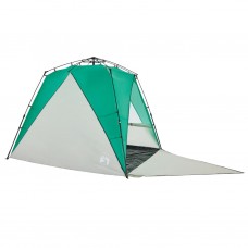 Pludmales telts 4 personām, zaļa, ūdensnecaurlaidīga