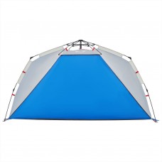 Pludmales telts 3 personām, debeszila, ūdensnecaurlaidīga