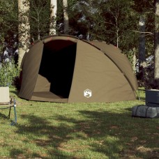 Makšķernieku telts 5 personām, olīvu zaļa, ūdensnecaurlaidīga