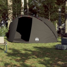 Makšķernieku telts 5 personām, brūna, ūdensnecaurlaidīga