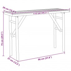 Konsoles galdiņš, 115x39x75 cm, bambuss