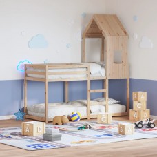 Bērnu gultas jumts, 60x99x139,5 cm, priedes masīvkoks