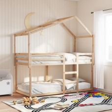 Bērnu gultas jumts, 203x95,5x142 cm, priedes masīvkoks