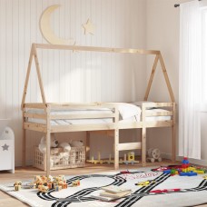 Bērnu gultas jumts, 209x95,5x88 cm, priedes masīvkoks