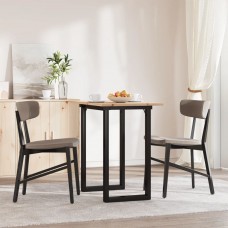 Virtuves galds, o-rāmis, 80x50x75 cm, priedes koks, čuguns